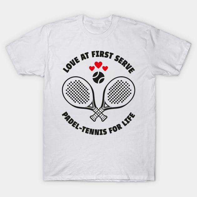 Padel Tennis T-Shirt by Delicious Art